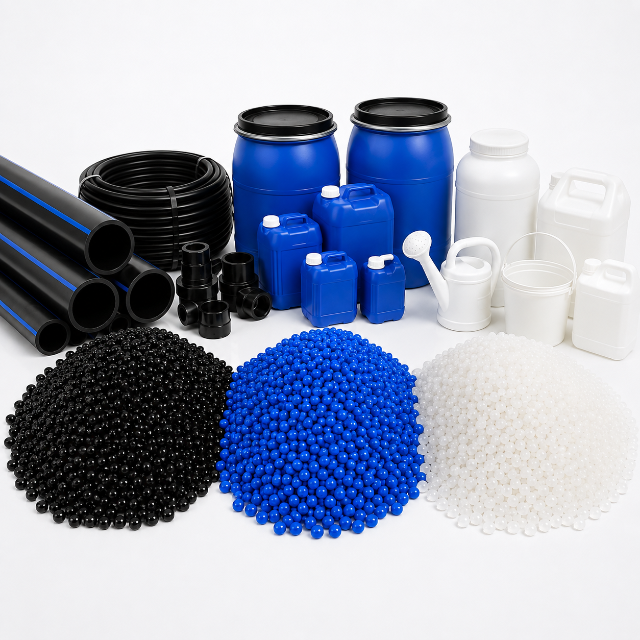 HDPE granules and application examples