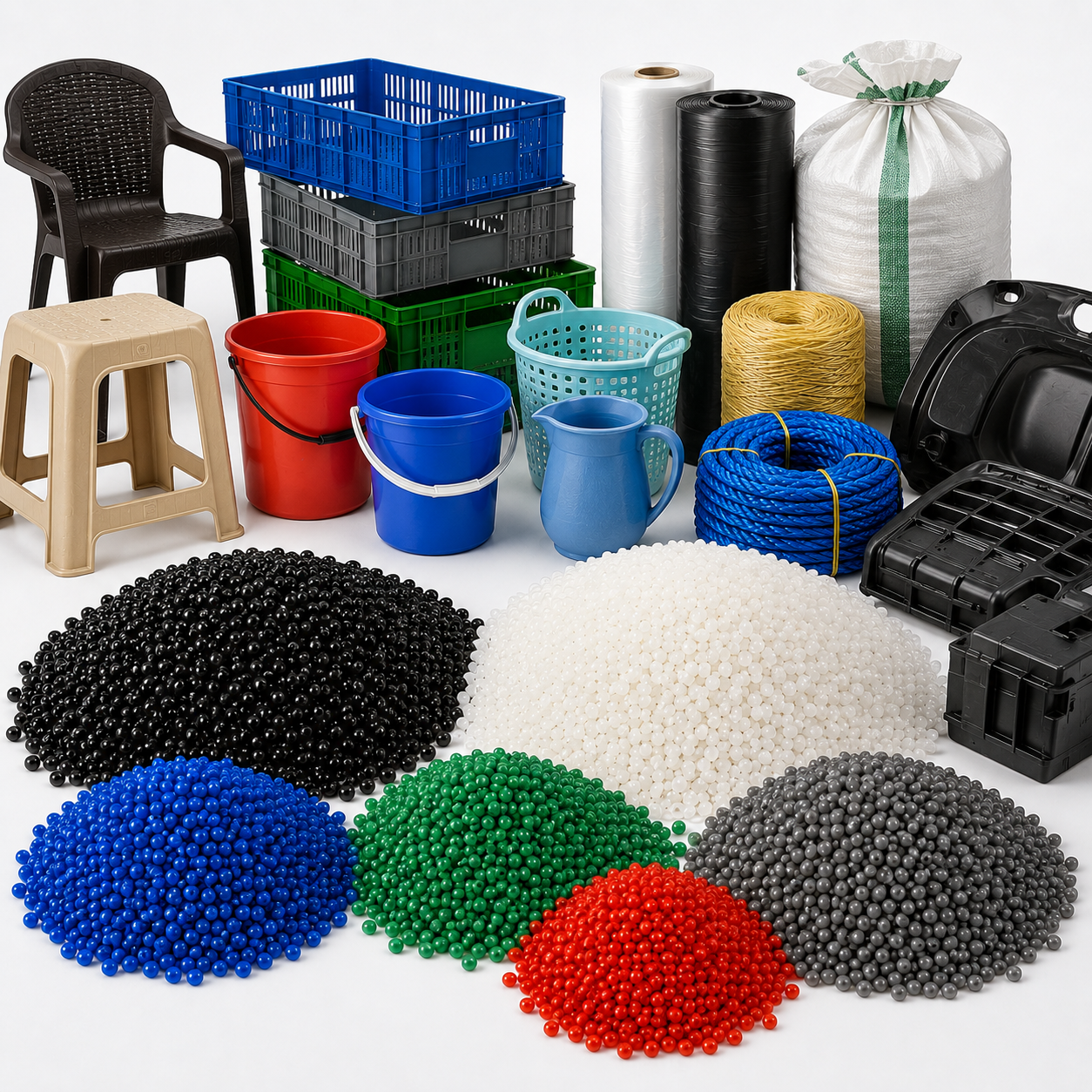 PP granules and PP product applications